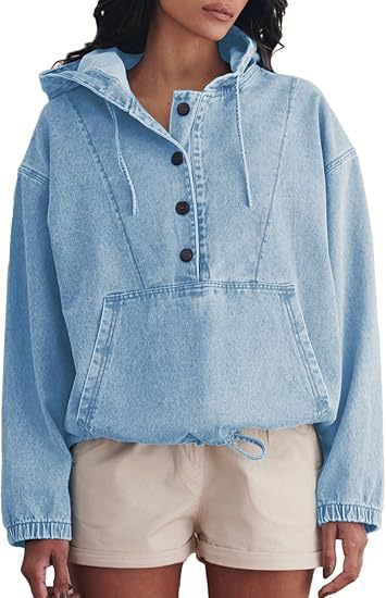 MECAELLA™ - Denim Hoodie Jacket