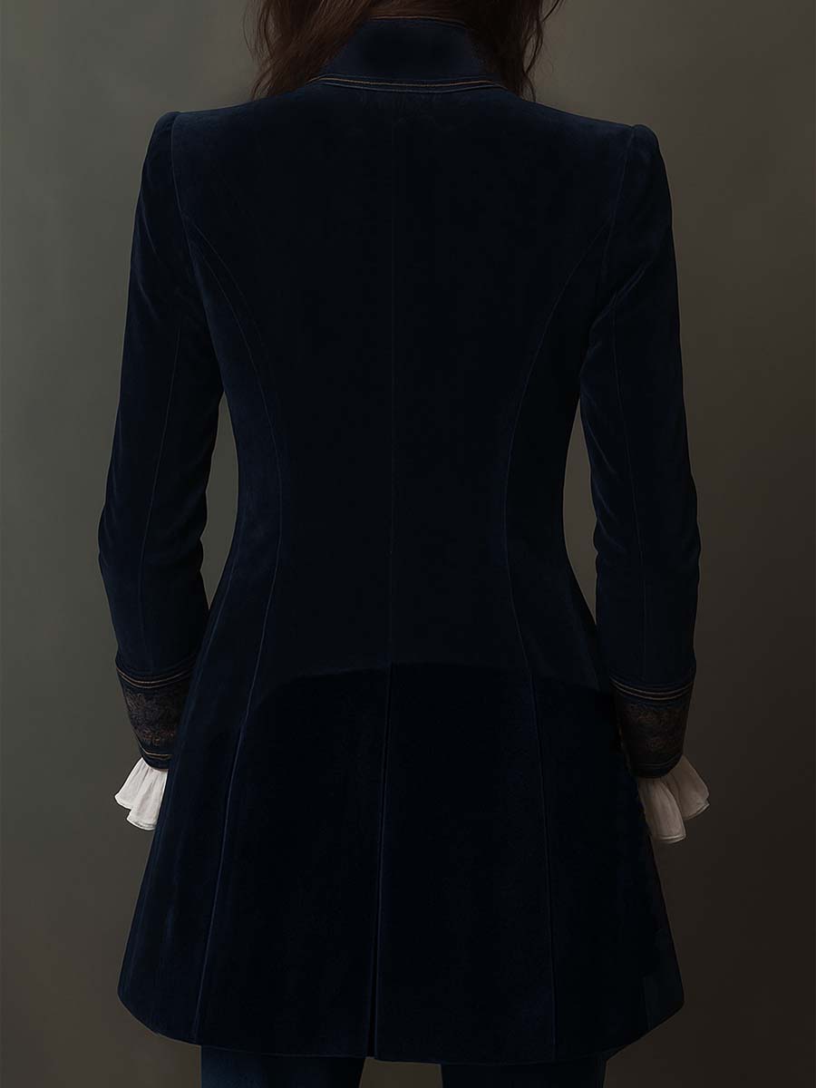 Colette | Long Embroidered Jacket