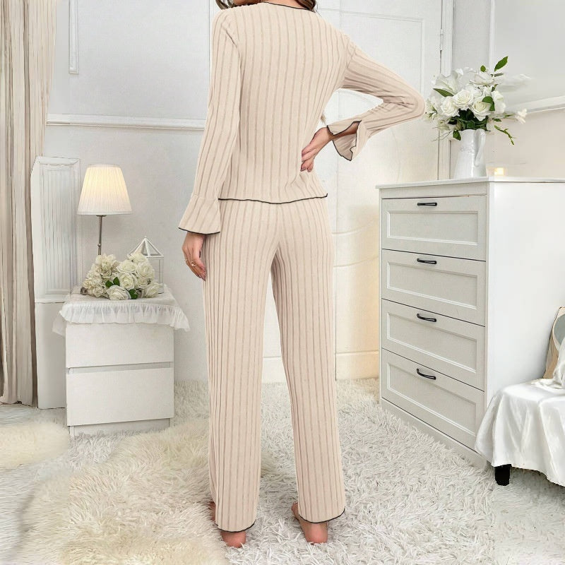 Kenzie™ - Chic V-Neck Loungewear Set