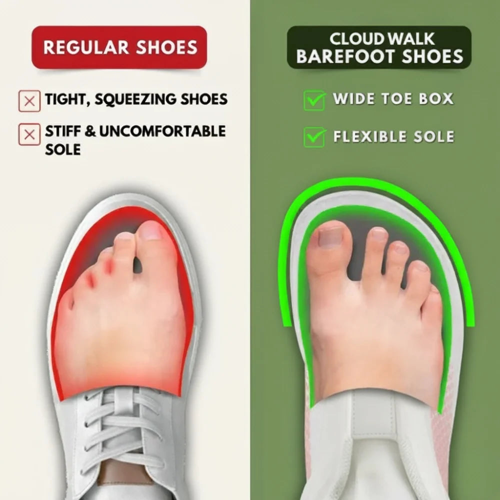Cloud Walk – Wide Toe Box Shoes for Pain-Free Walking
