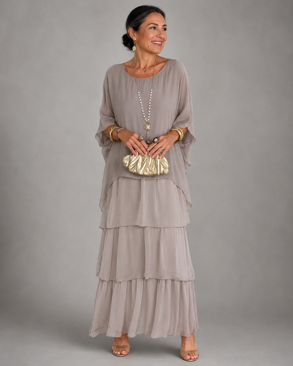 Olivia - Elegant Flowing Maxi Dress