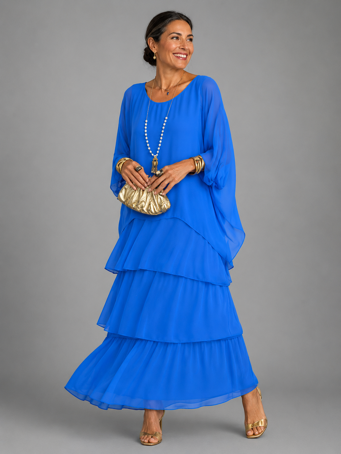 Olivia - Elegant Flowing Maxi Dress