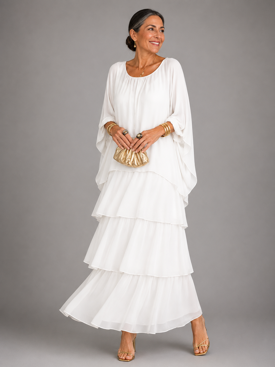 Olivia - Elegant Flowing Maxi Dress