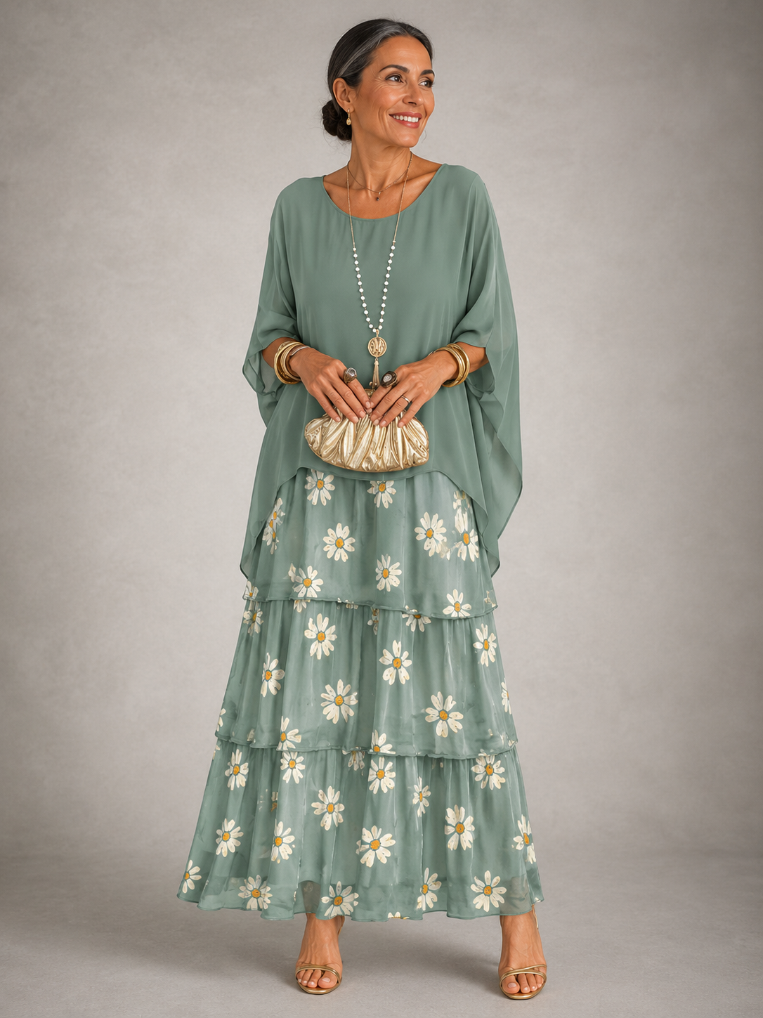 Olivia - Elegant Flowing Maxi Dress