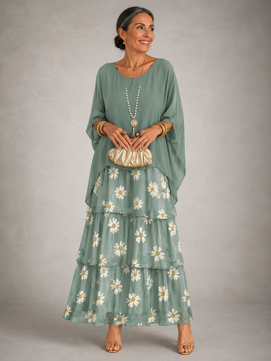 Olivia - Elegant Flowing Maxi Dress