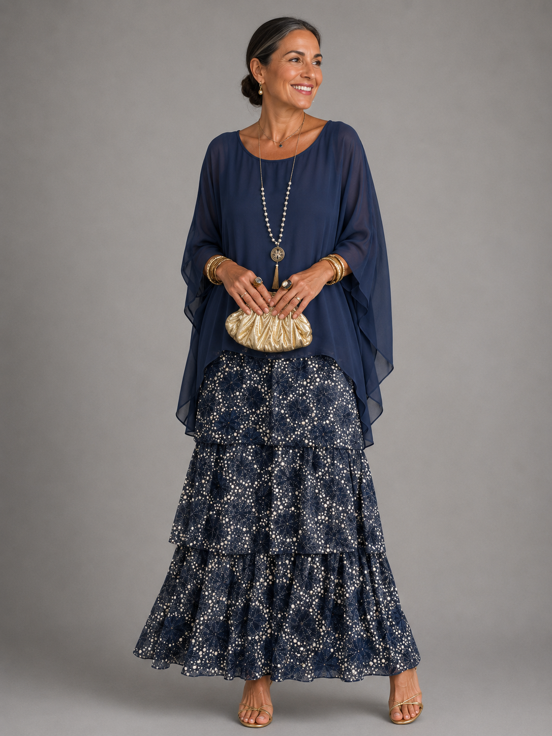 Olivia - Elegant Flowing Maxi Dress