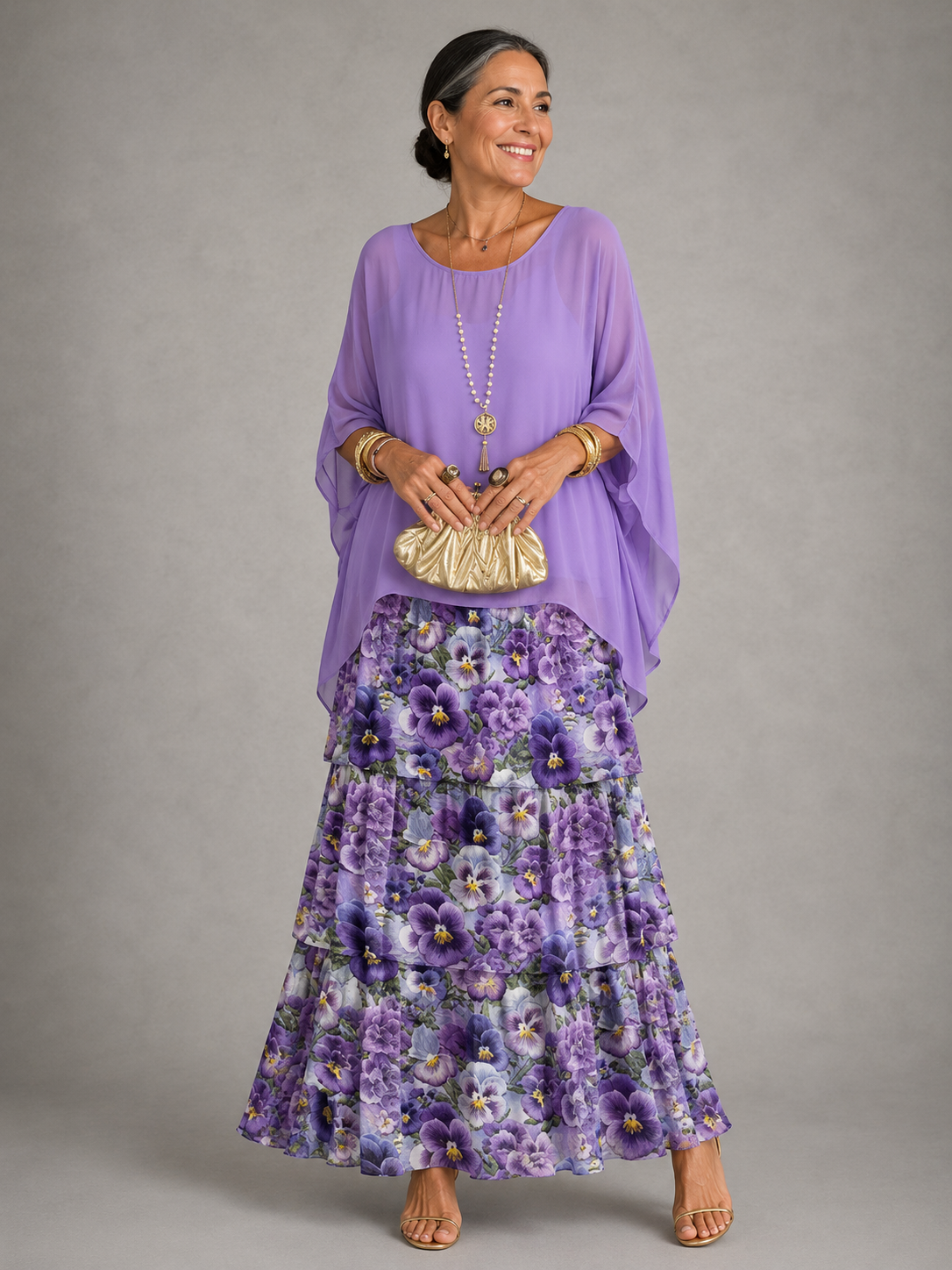 Olivia - Elegant Flowing Maxi Dress