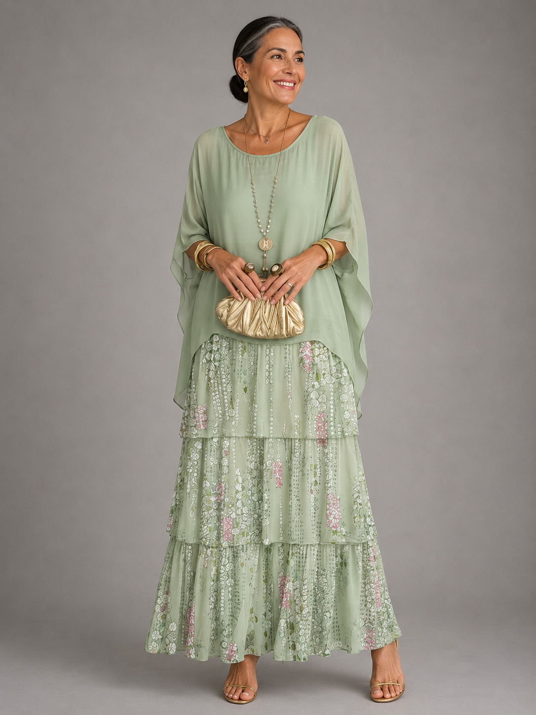 Olivia - Elegant Flowing Maxi Dress