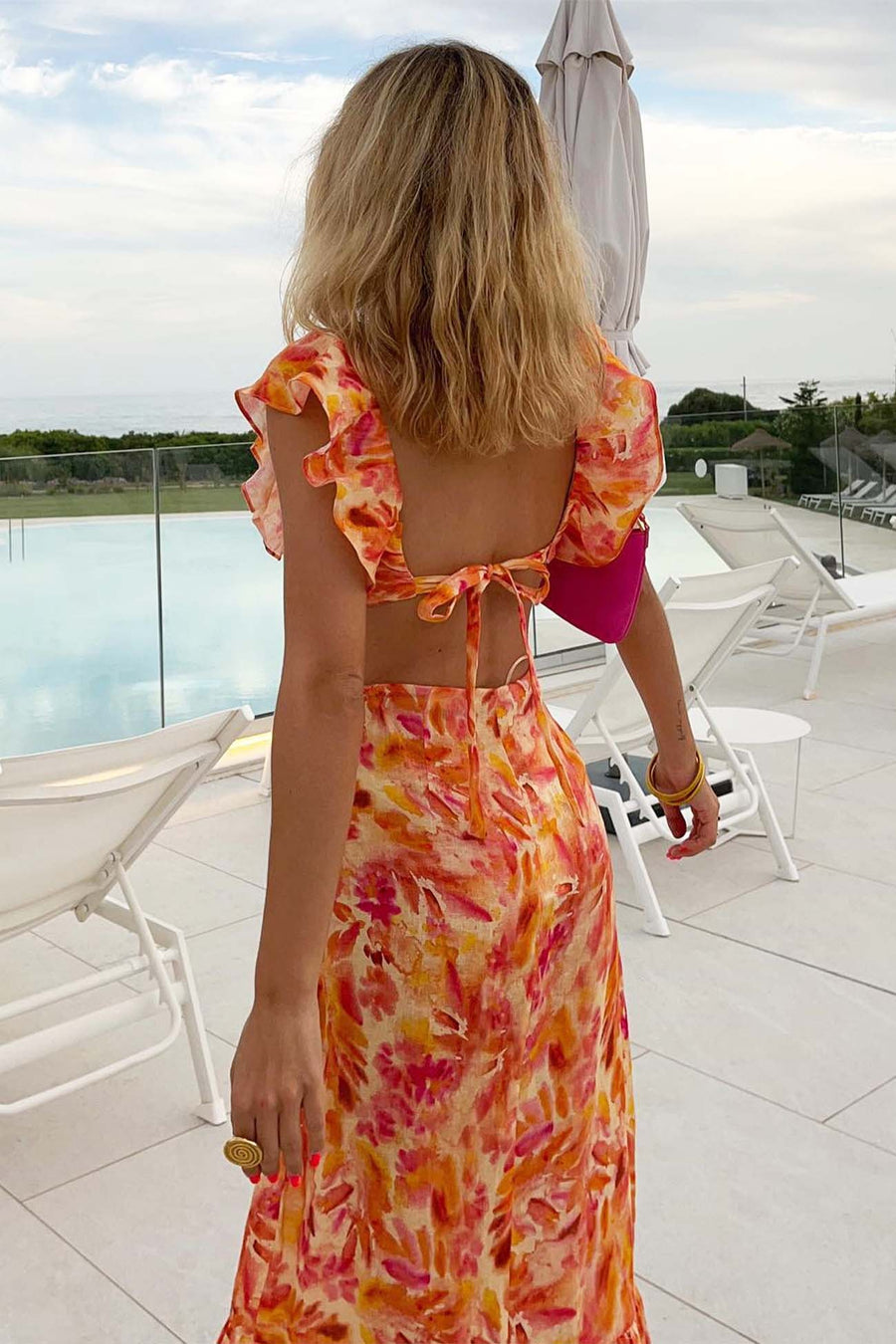 Yafit™ | Floral Ruffle Dress