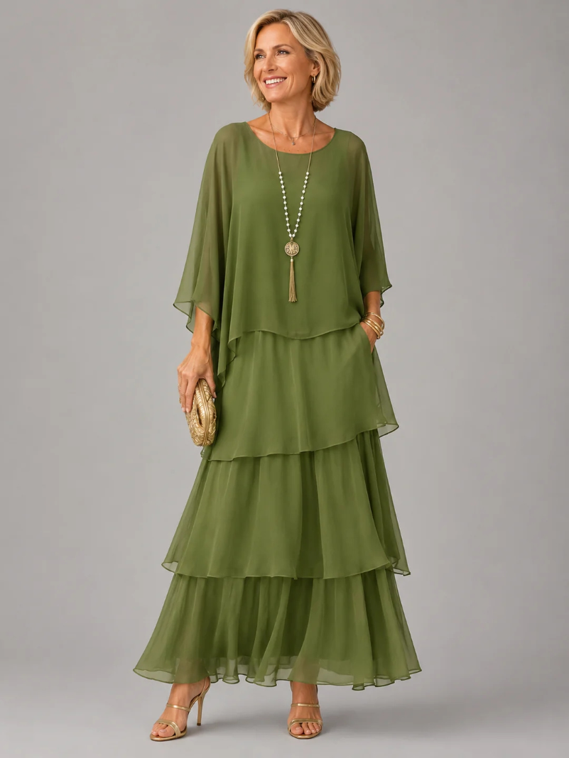 Olivia - Elegant Flowing Maxi Dress