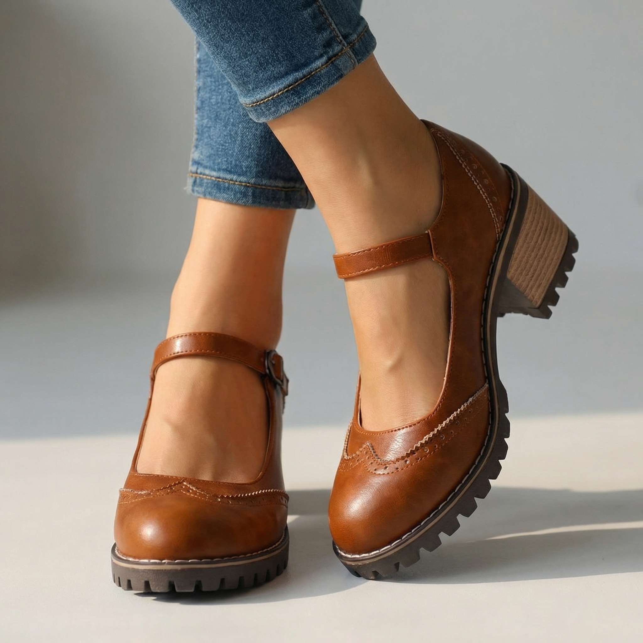 Marie – T-Strap Mary Jane Heels
