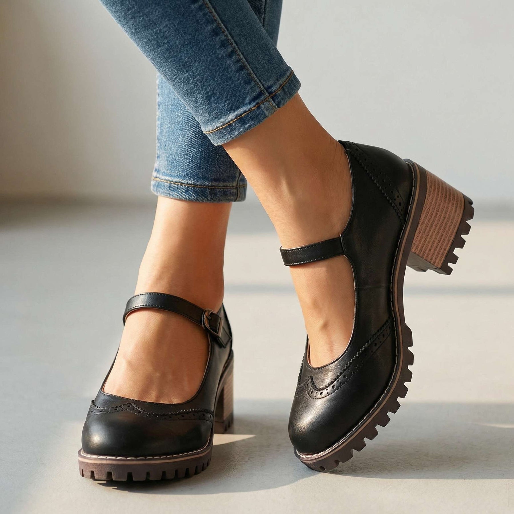 Marie – T-Strap Mary Jane Heels