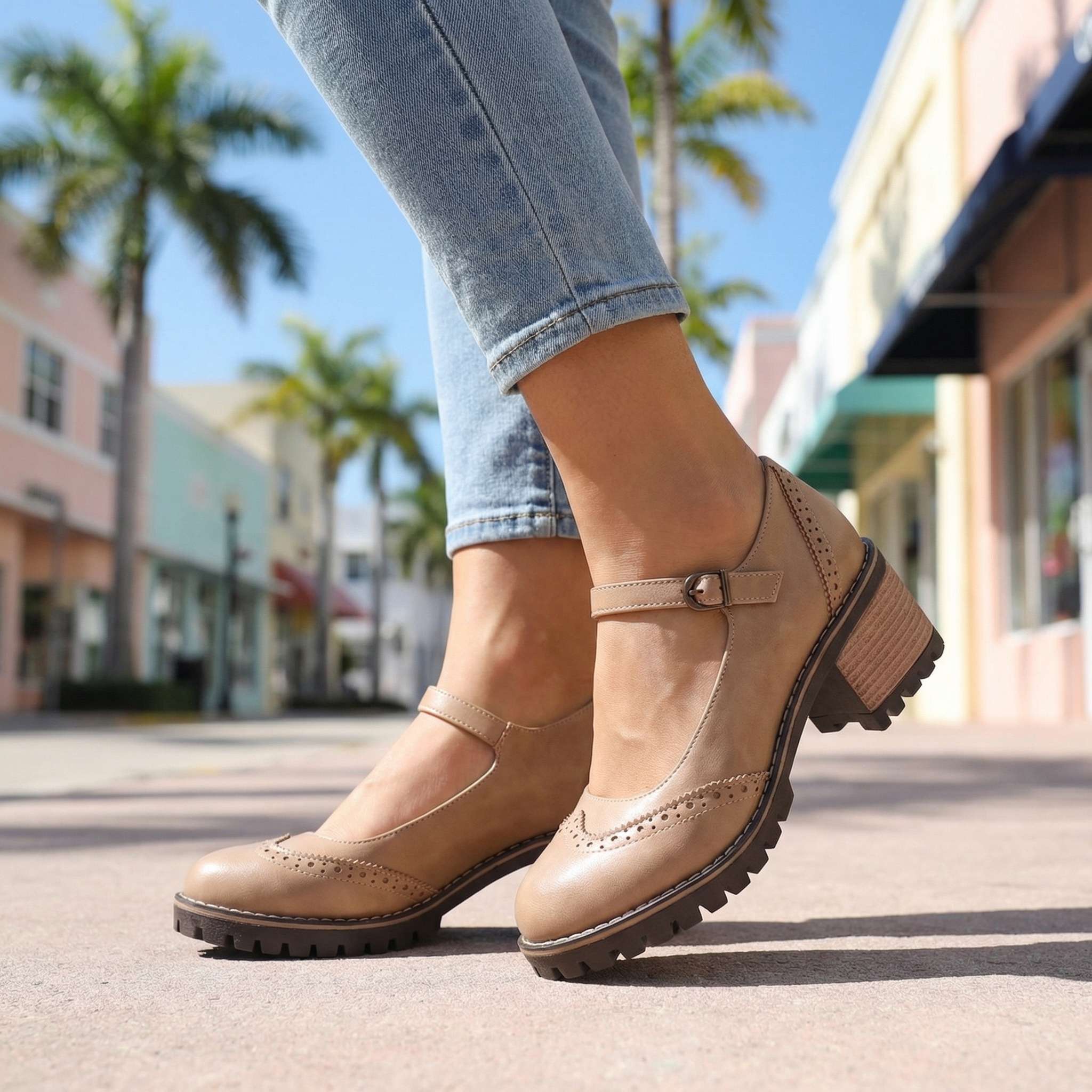 Marie – T-Strap Mary Jane Heels