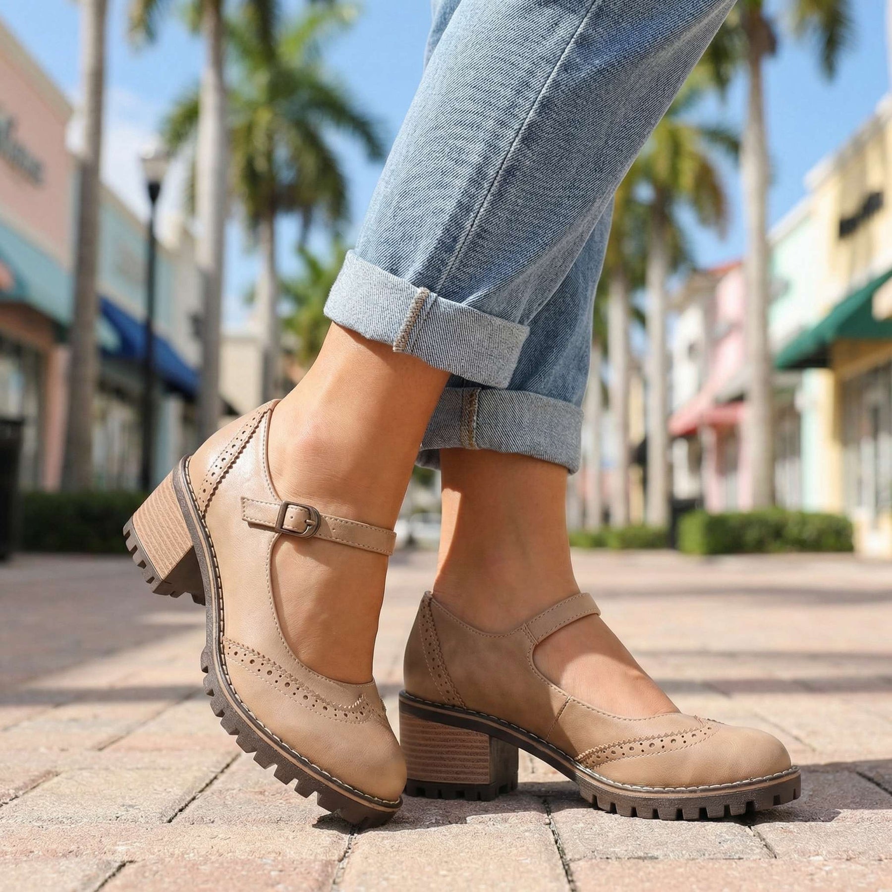 Marie – T-Strap Mary Jane Heels