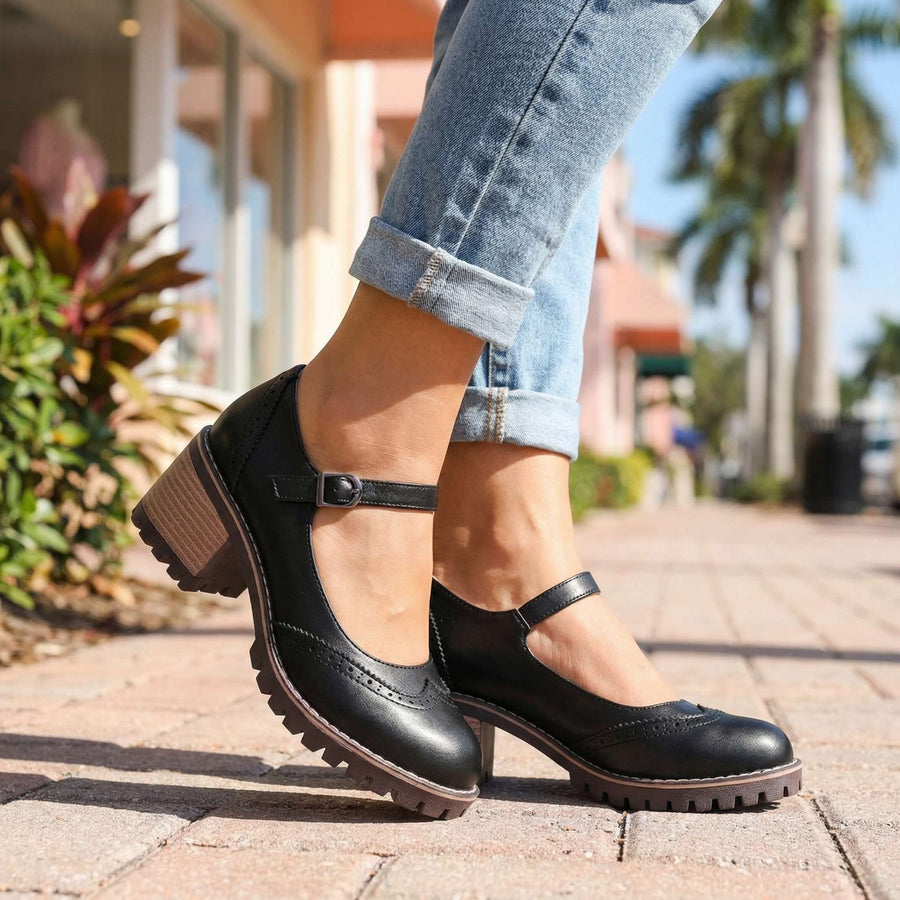 Ashley – T-Strap Mary Jane Heels