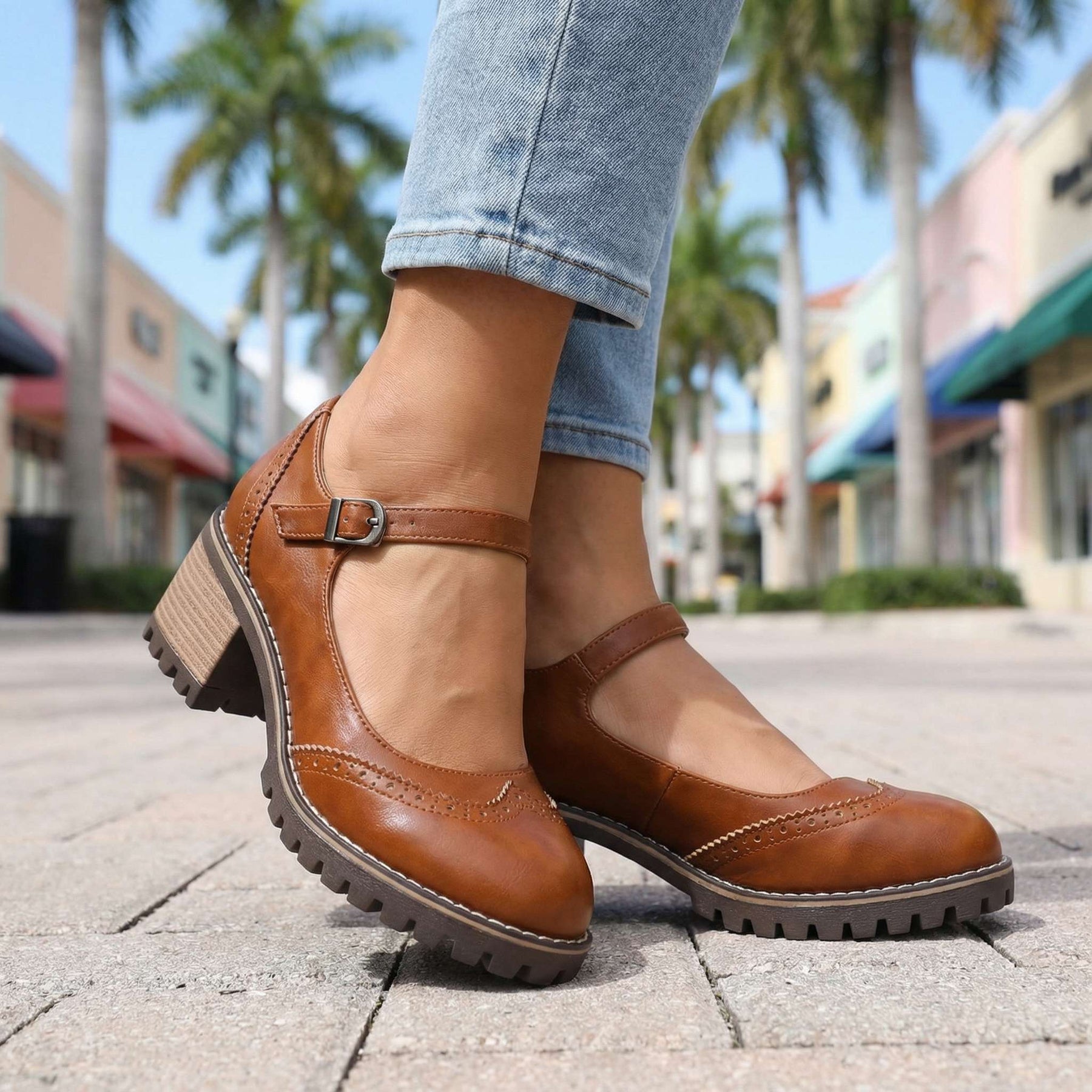 Marie – T-Strap Mary Jane Heels